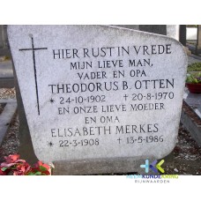 Grafstenen kerkhof Herwen Coll. HKR (211) Th.B.Otten & E.Merkes